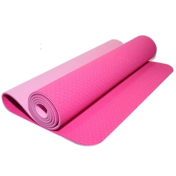 Коврик для фитнеса и йоги двухслойный 180х61х0,6 см Pink 11730480