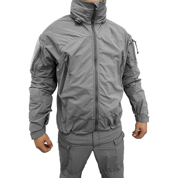 Тактична куртка GRAD PCU level 5 neoflex сіра M-Long