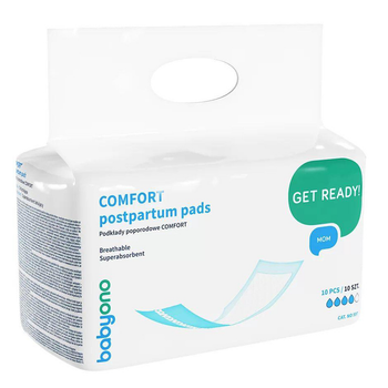 Прокладки післяпологові 10 шт BabyOno COMFORT (5901435412282)