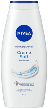 Гель для душу Nivea Care Shower Creme Soft дбайливий 750 мл (9005800218540)