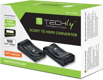 Adapter TECHly SCART / HDMI (IDATA SCART-HDMI3)