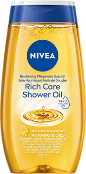 Олія для душу Nivea Rich Caring Shower Oil 200 мл (4005808125203)