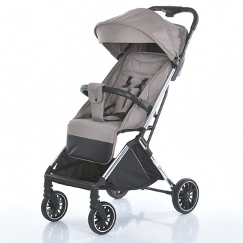 Прогулочная коляска детская El Camino LINK ME 1129 Beige Striped Бежевая