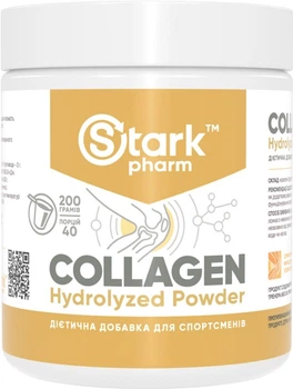 Коллаген Stark Pharm Collagen Hydrolyzed порошок 200 г Без вкуса (24911) (4829888001079)