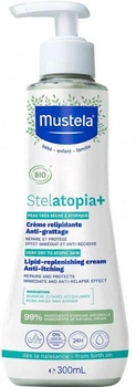 Пом'якшуючий крем Mustela Stelatopia+ Lipid-Replenishing Cream 300 мл (3504105039875)