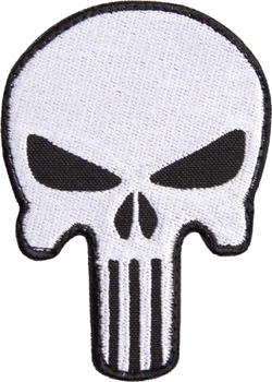 Шеврон нашивка на липучке IDEIA Череп Каратель Punisher, вышитый патч 6.5х9 см (2200004291758)