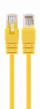 Патч корд Cablexpert PP12-5M/Y, UTP, категория. 5E, литой, 50u" штекер с фиксатором, 5 м, желтый