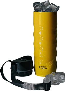 Термокухоль Well Done вакуумний 480 мл жовтий (WD-7084Y) (6902104708421)