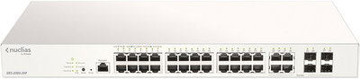 Комутатор D-Link Nuclias 4x SFP 24x 10/100/1000 PoE (DBS-2000-28P)