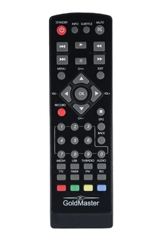 Пульт для DVB-T2 тюнера Goldmaster T23CI [DIST-347]
