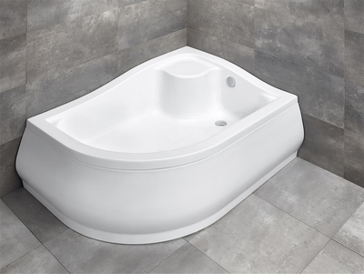 Душовий піддон Korfu E 1200Lx900x485 білий 4E91240-03L (TM Radaway)