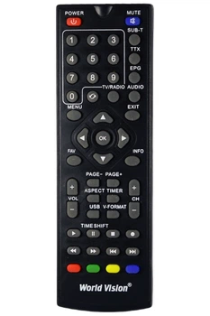 Пульт для DVB-T2 тюнера World Vision T56 original [DIST-2029]