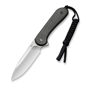 Нож классический Civivi Fixed Blade Elementum Black C2105B