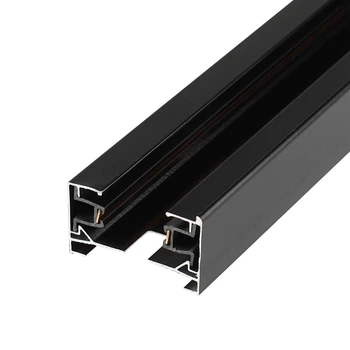 Шинопровід трековий LUMINARIA RAIL-1M BLACK однофазний (1 метр)