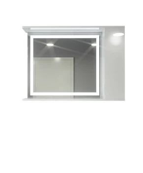 Зеркальный шкаф ШК29 (1200х700х160) с LED подсветкой дверь справа