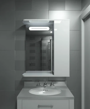 Зеркальный шкаф с LED подсветкой ШК5 дверь справа
