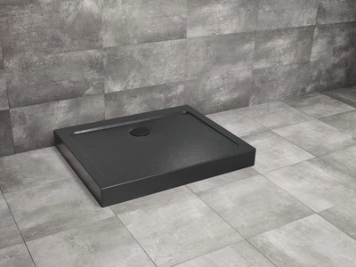 Душовий піддон Doros D Compact 120x100 Stone чорний SDRD1210-05-54S (TM Radaway)