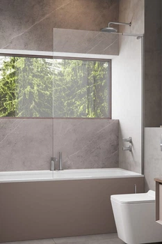 Шторка на ванну Modo SL Brushed Nickel PNJ II 800x1500 ліва 10316080-91-01L (TM Radaway)