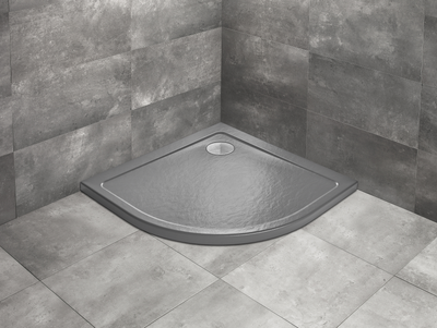 Душовий піддон Doros A 800x800x45 Stone антрацит SDRA8080-01-64S (TM Radaway)