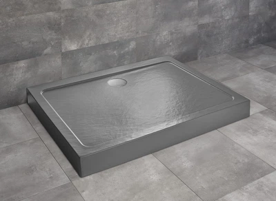 Душовий піддон Doros D Compact Stone 900x800x115 антрацит SDRD9080-05-64S (TM Radaway)