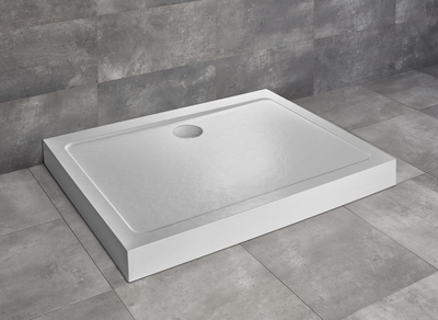 Душовий піддон Doros D Compact Stone 900x800x115 білий SDRD9080-05-04S (TM Radaway)
