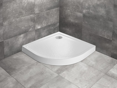 Душовий піддон Doros A Compact Stone 900x900x115 білий SDRA9090-05-04S (TM Radaway)