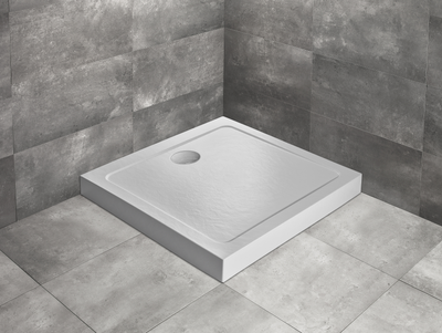 Душовий піддон Doros C Compact Stone 1000x1000x115 білий SDRC1010-05-04S (TM Radaway)