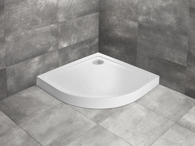 Душовий піддон Doros A Compact Stone 800x800x115 білий SDRA8080-05-04S (TM Radaway)