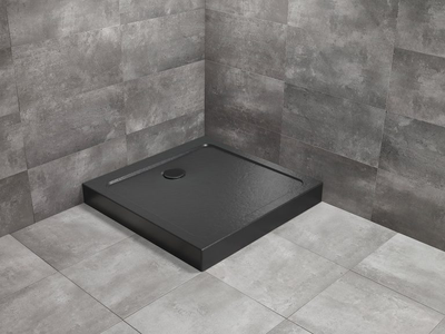 Душовий піддон Doros C Compact 90x90 Stone чорний SDRC9090-05-54S (TM Radaway)
