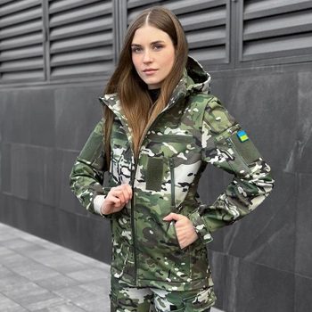 Куртка Pobedov Motive Военная Женская Мультикам XL OWku2 759XLmk