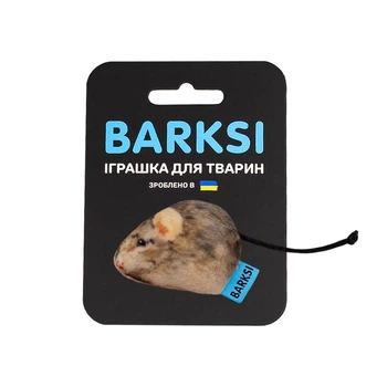 Іграшка для Котів Barksi з Дзвіночком Мишка 3 x 5 см (3346)