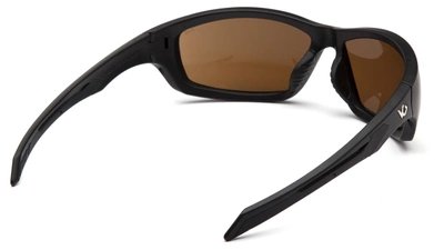 Захисні окуляри Venture Gear Tactical Howitzer Black (bronze) Anti-Fog, коричневі в чорній оправі