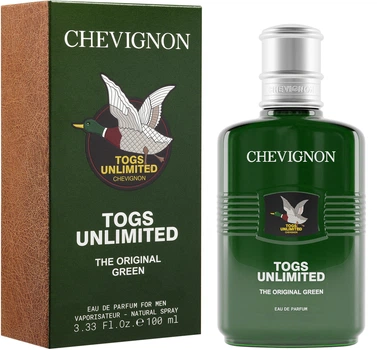 Парфюмированная вода Chevignon Togs Unlimited The Original Green 100 мл (1069067) (3355994004327)
