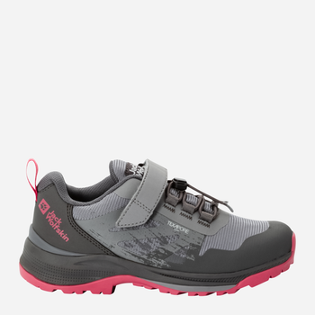 Підліткові кросівки для дівчинки Jack Wolfskin Villi Hiker Texapore Low K 4056831-2428 35 Сірий/Рожевий (4064993840506)