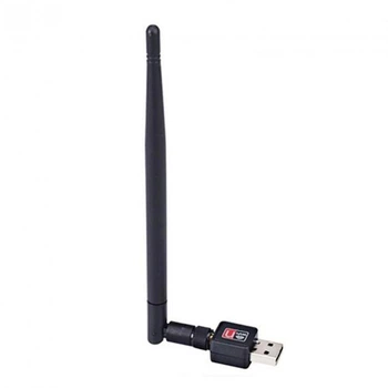 Wifi адаптер з антеною 1200 Mb, Чорний
