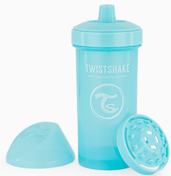 Kubek Twistshake Kid Cup Pastel Blue 12 m + 360 ml (7350083122803)