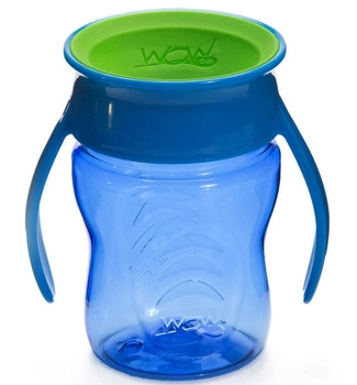 Тренувальна чашка Wow Cup Baby Tritan Blue 207 мл (856520002952)