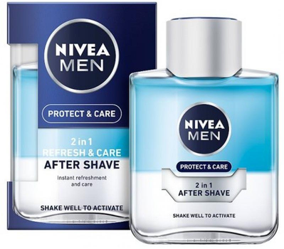 Woda po goleniu Nivea Men Protect & Care 2 w 1 100 ml (9005800279589)