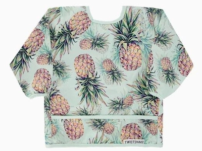 Нагрудник Twistshake Long Sleeve Bib Pineapple з рукавами (7350083125088)