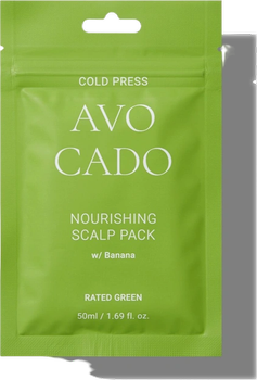 Kuracja odżywcza do skóry głowy Rated Green Avocado z awokado i bananem 50 ml (8809514550184)