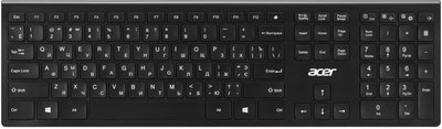 Клавиатура беспроводная Acer OKR020 EN/UKR/RU Wireless Black (ZL.KBDEE.011)