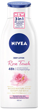 Лосьйон для тіла NIVEA Body Lotion Rose Touch & Hydration зволожуючий 5 в 1 400 мл (9005800346922)