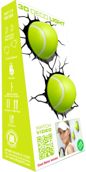 Настінний світильник DPM 3D тенісні м'ячі (FX14202)
