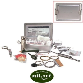 Набор для выживания тактический Mil-Tec SURVIVAL KIT ALU BOX (16027100)