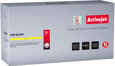 Toner Activejet do Brother TN-423Y Yellow (5901443109686)