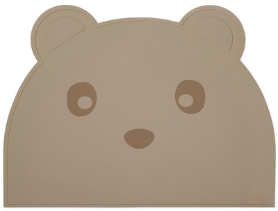 Килимок силіконовий Nuuroo Ester Silicone Placemat Cobblestone Ведмедик протиковзкий (5715235012050)