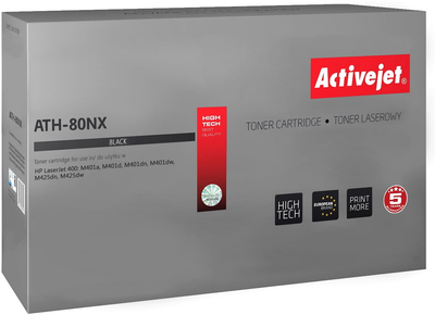 Тонер-картридж Activejet для HP 80X CF280X Black (5901443014454)