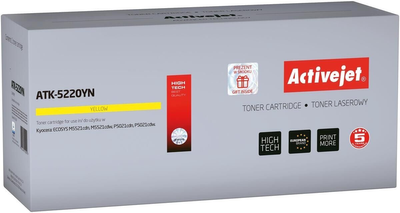 Тонер-картридж Activejet для Kyocera TK-5220Y Yellow (5901443115021)