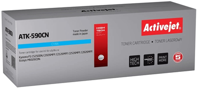 Toner Activejet do Kyocera TK-590C Cyan (5901443017257)