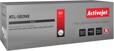 Toner Activejet do Lexmark 502X/50F2X00 Black (5901443096849)